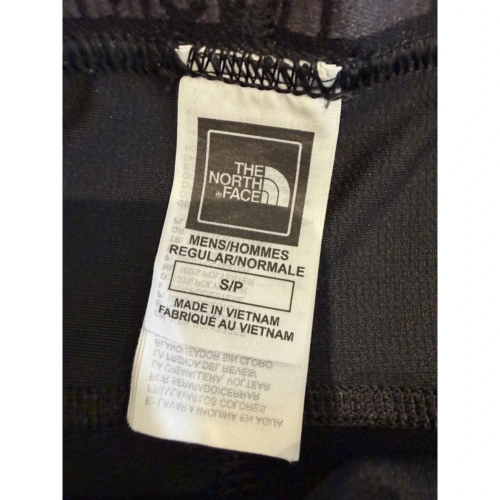 The North Face Mens S Black FlashDry Base Layer Bottoms Long Underwear Thermal